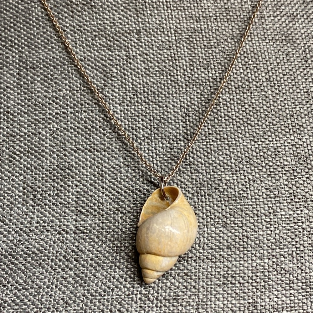 Vintage Sterling Shell Necklace